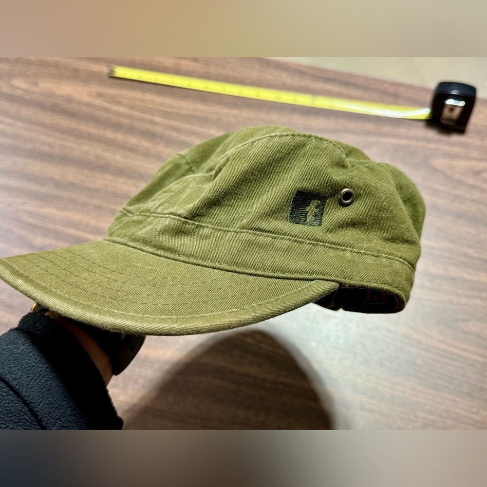 Facebook Olive Green Cadet Cap – Adjustable Cotton